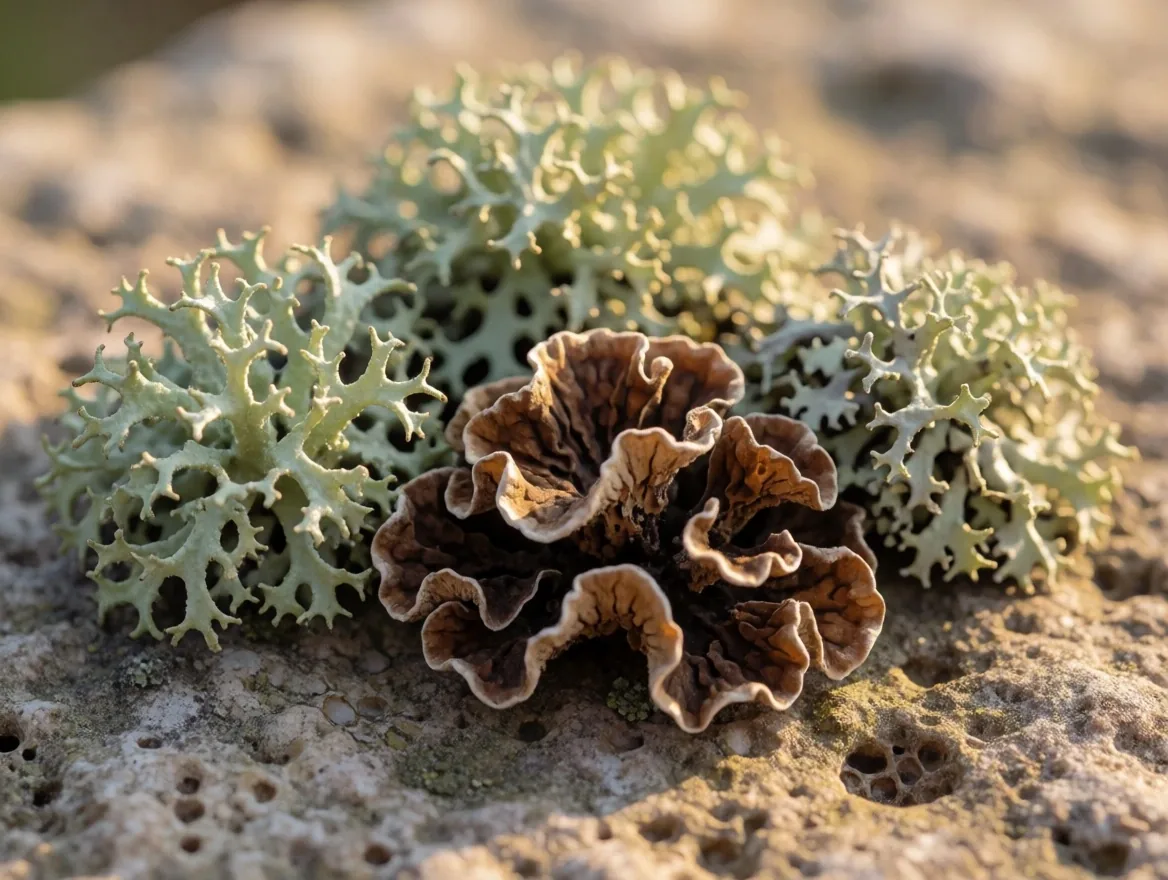 Mushrooms and lichen as vitamin D sources